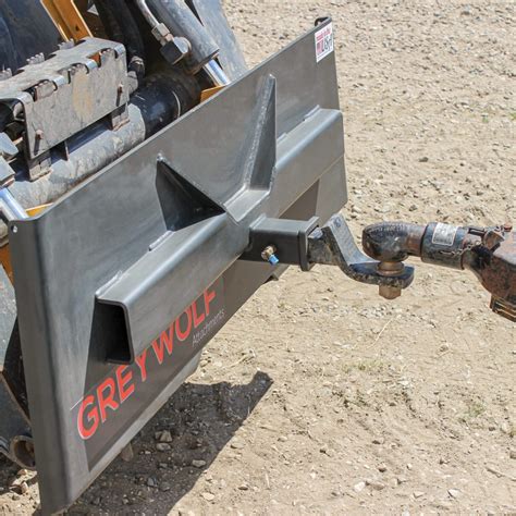 2in hitch reciver for skid steer|skid steer attachment plate fast.